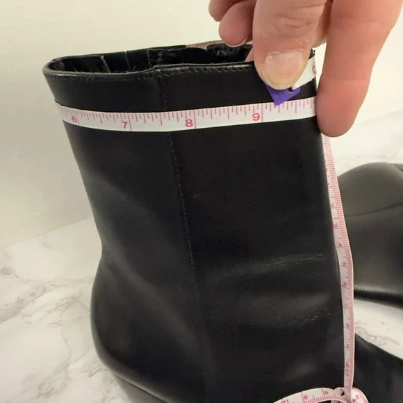 Matisse Caty Leather Booties Size 8 Black Leather Pointed Toe Ankle Boots - Picture 15 of 15